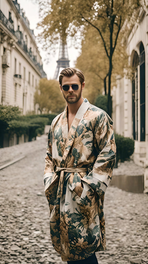 LJ LONDON Silk Robe