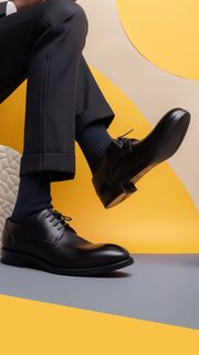 LJ LONDON Leather Lace-up Shoes
