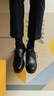 LJ LONDON Leather Lace-up Shoes