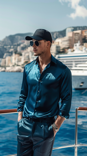 LJ LONDON Cotton Trucker Hat with Mesh