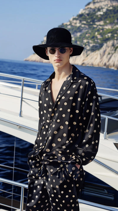 SILK PYJAMAS FOR MEN LJ LONDON