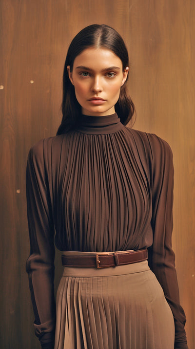 LJ LONDON Belt Buckle & Leather Strap 32 mm